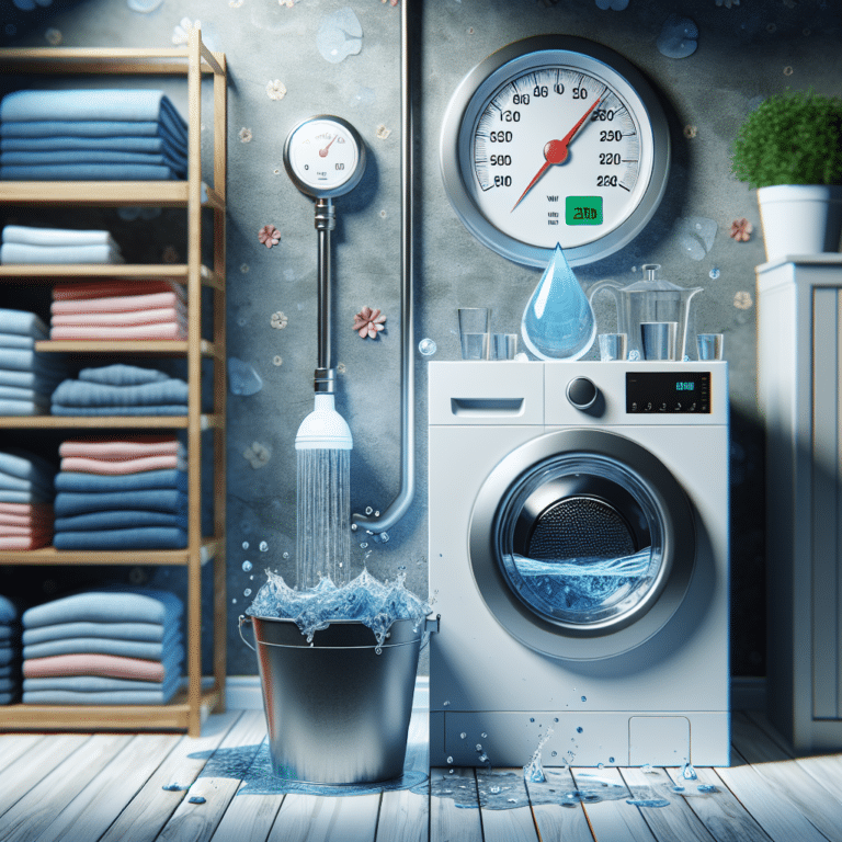 Reduce water usage in the laundry room
