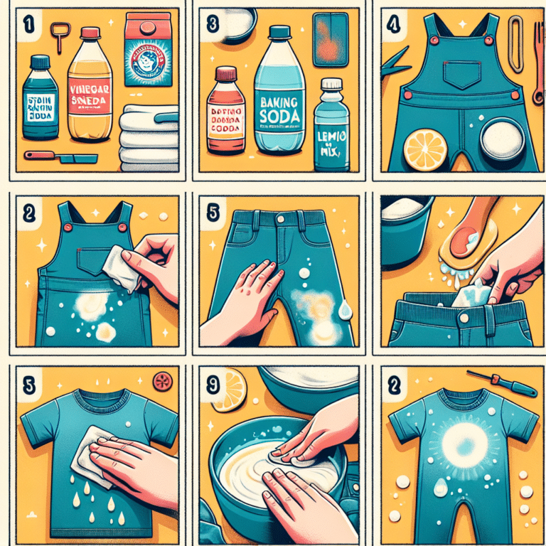 Homemade Stain Removers for Kids Clothes