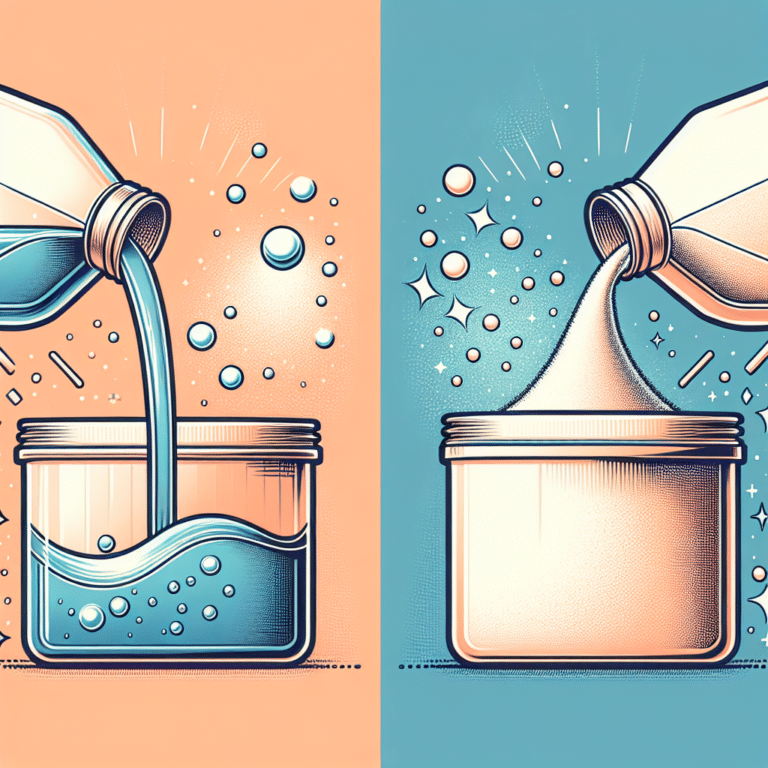 Liquid vs Powder DIY Detergents