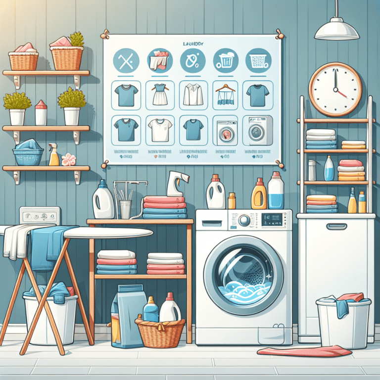 Efficient Laundry Routines for Beginners: A Step by Step Guide
